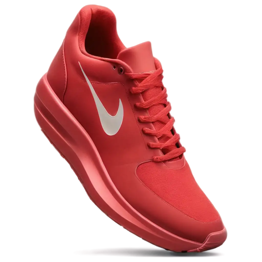 HighQuality-Red-Nike-Shoe-PNG-Image-Perfect-for-Digital-Use-and-4K-Clarity