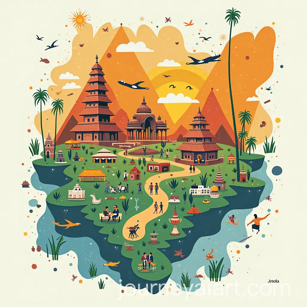 Uttar-Pradesh-State-Signage-Featuring-Cultural-and-Tourist-Attractions