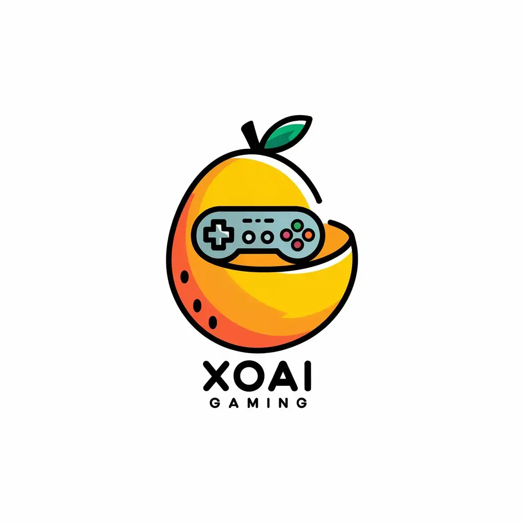 LOGO Design for Xoai Gaming Mango Gaming Theme for Internet Industry