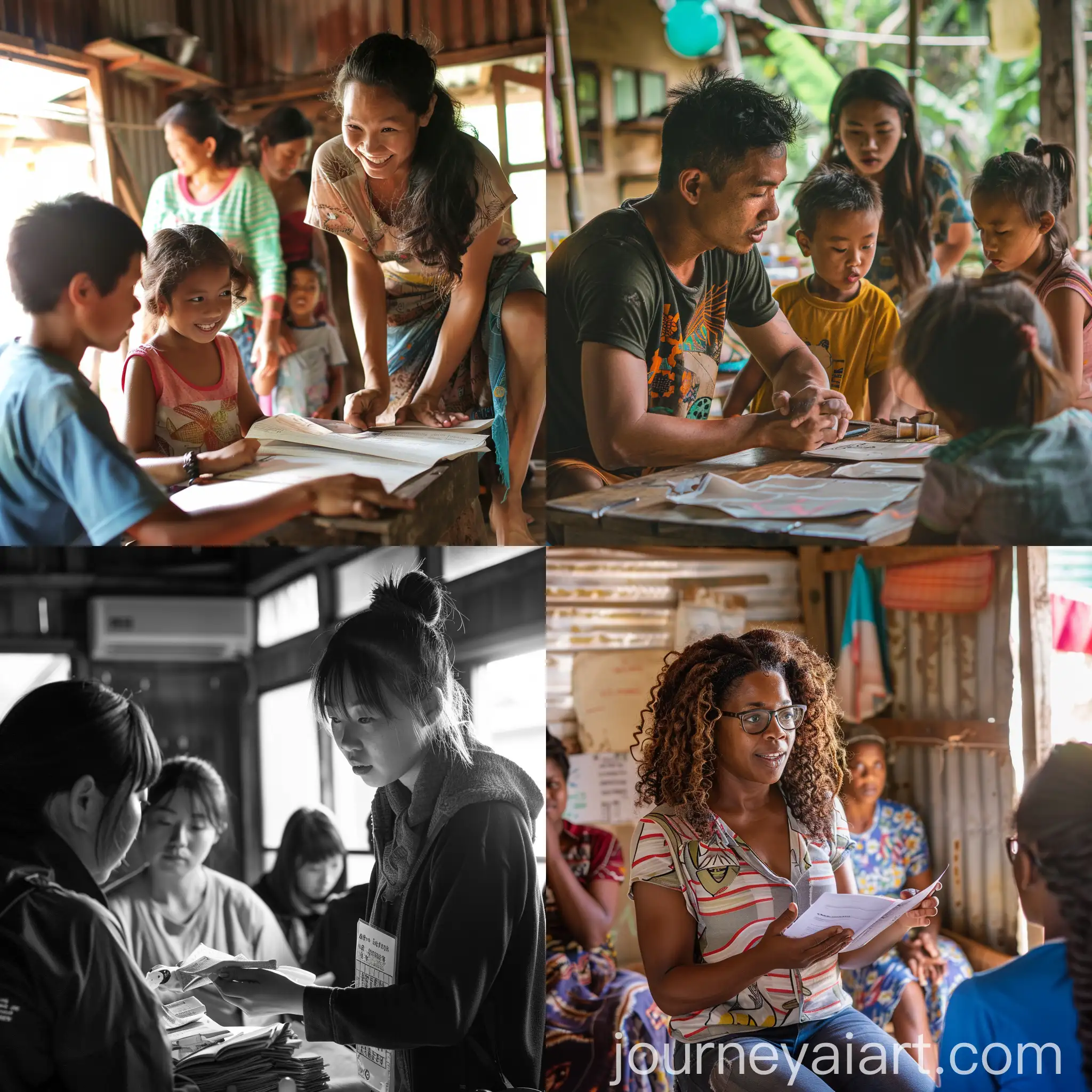 Volunteer-Teaching-Charity-Activity