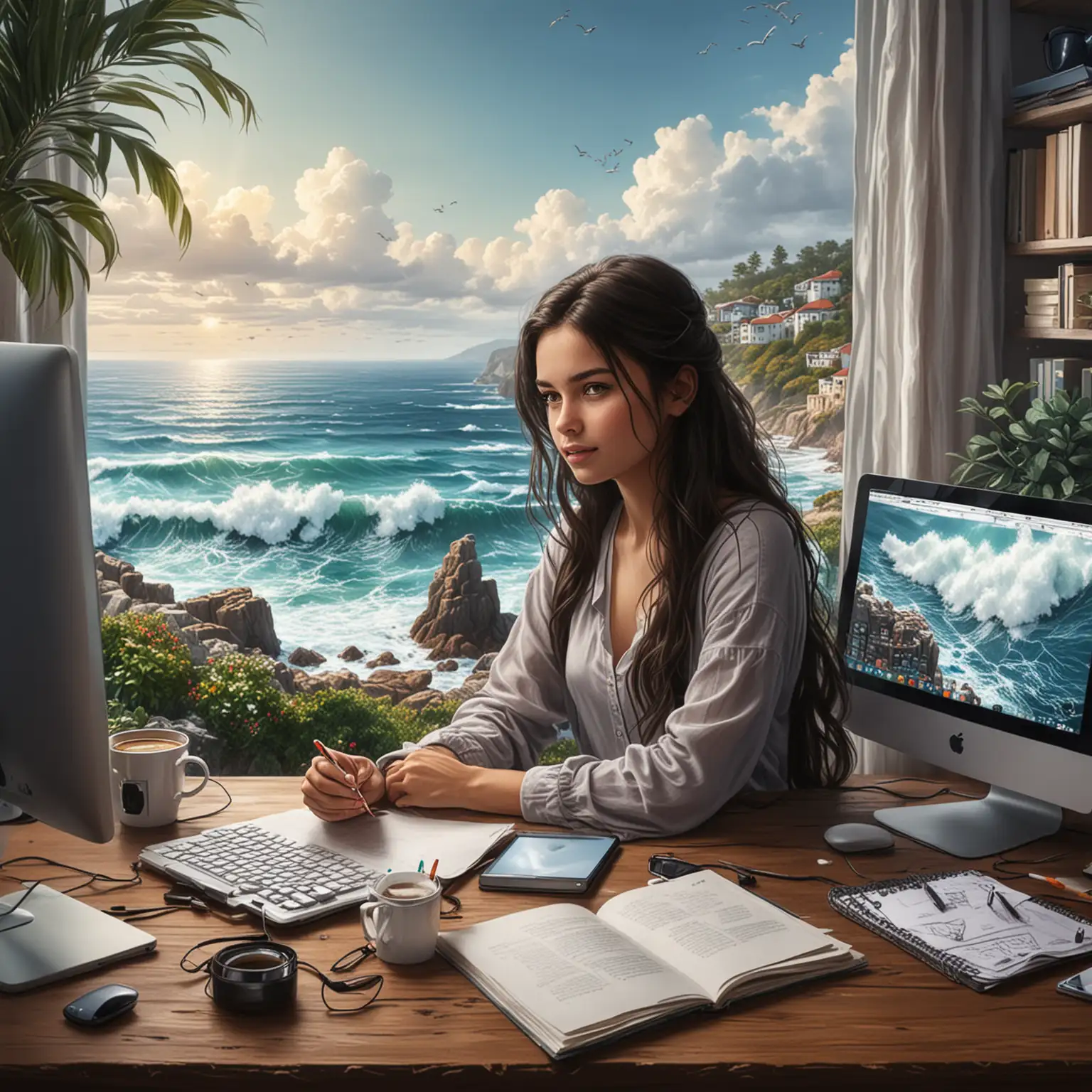 Young-Entrepreneur-Surrounded-by-Technology-with-Ocean-View