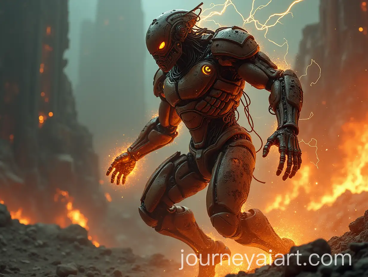 Mighty-Humanoid-Brute-with-Robotic-Features-Battling-in-a-Destroyed-Alien-Spaceship