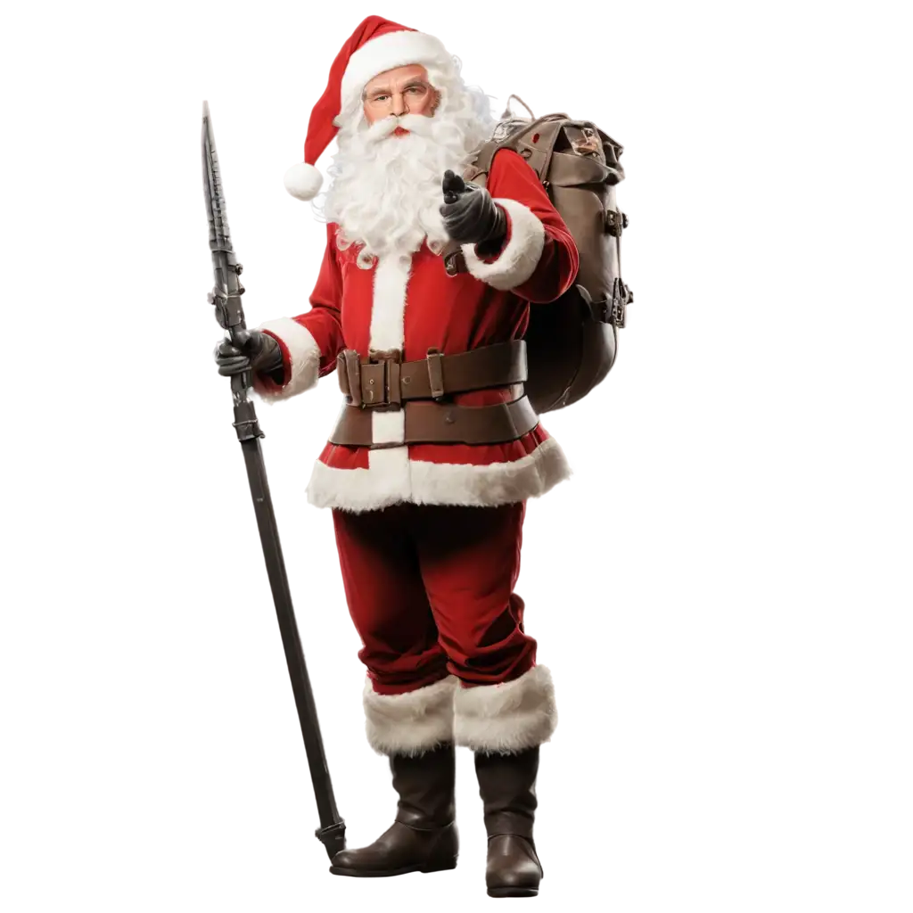 Santa-Claus-with-Weapons-PNG-Image-High-Quality-8K-Art-for-Versatile-Usage