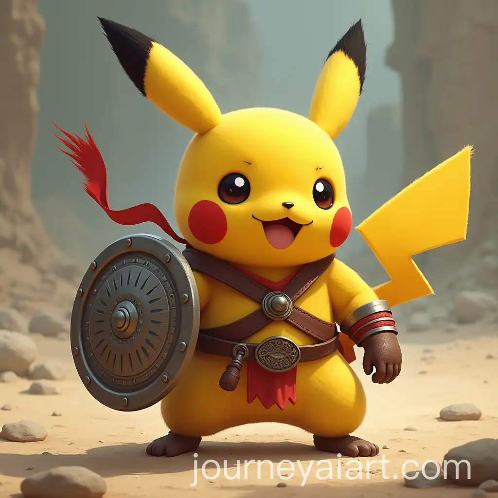 Pikachu-Gladiator-Fighting-Pose