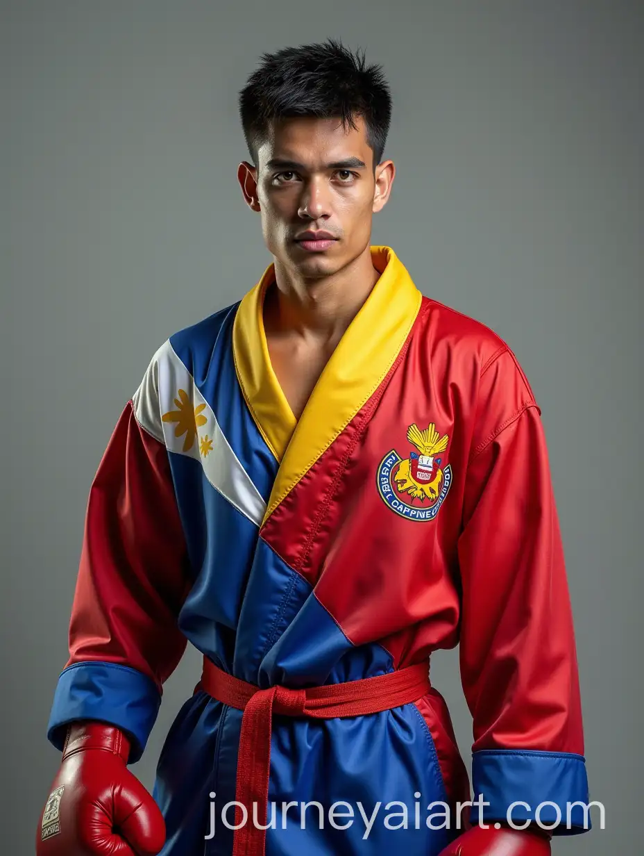 Male-Boxer-in-Vibrant-Philippines-Boxing-Robe