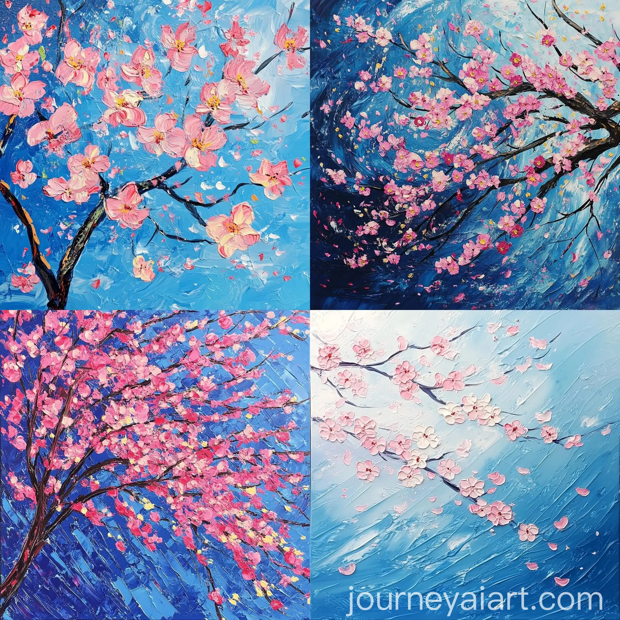 Vibrant-Cherry-Blossoms-Swaying-in-the-Wind