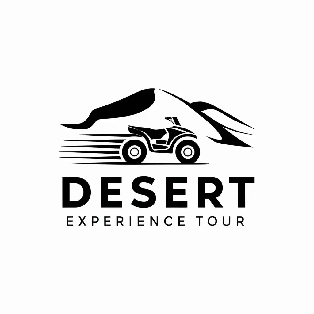 LOGO-Design-For-Desert-Experience-Tour-Quadbike-and-Sand-Dune-Adventure-in-Travel-Industry