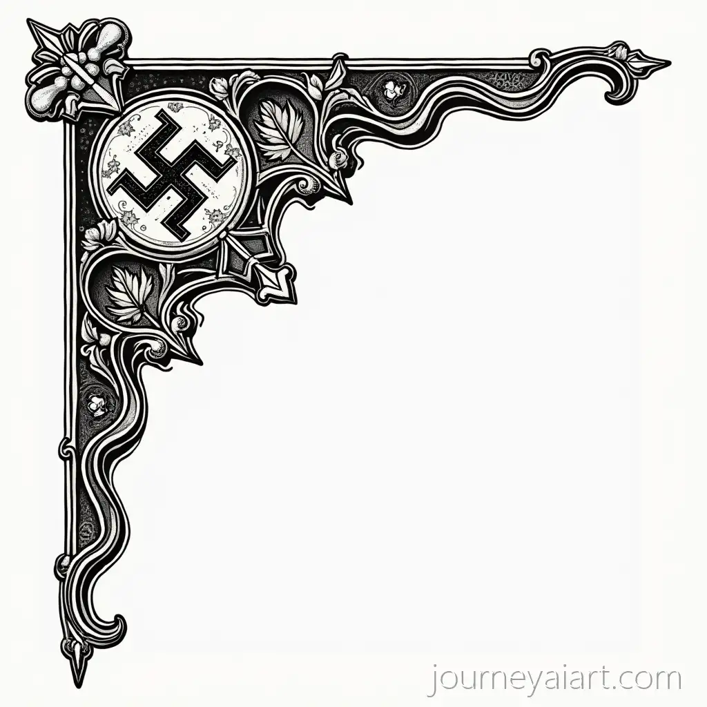 VectorStyle-Decorative-Corner-Element-Inspired-by-Ancient-Roman-and-Medieval-Engravings