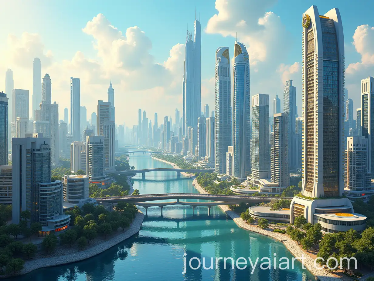 Futuristic-City-with-SolarPowered-Buildings-and-Wonders-of-the-World