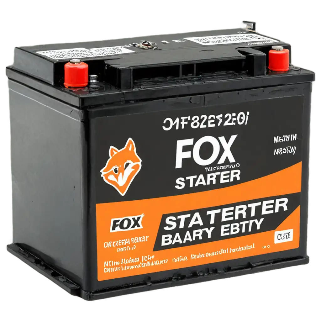 HighQuality-Car-Starter-Battery-PNG-with-a-Fox-Logo