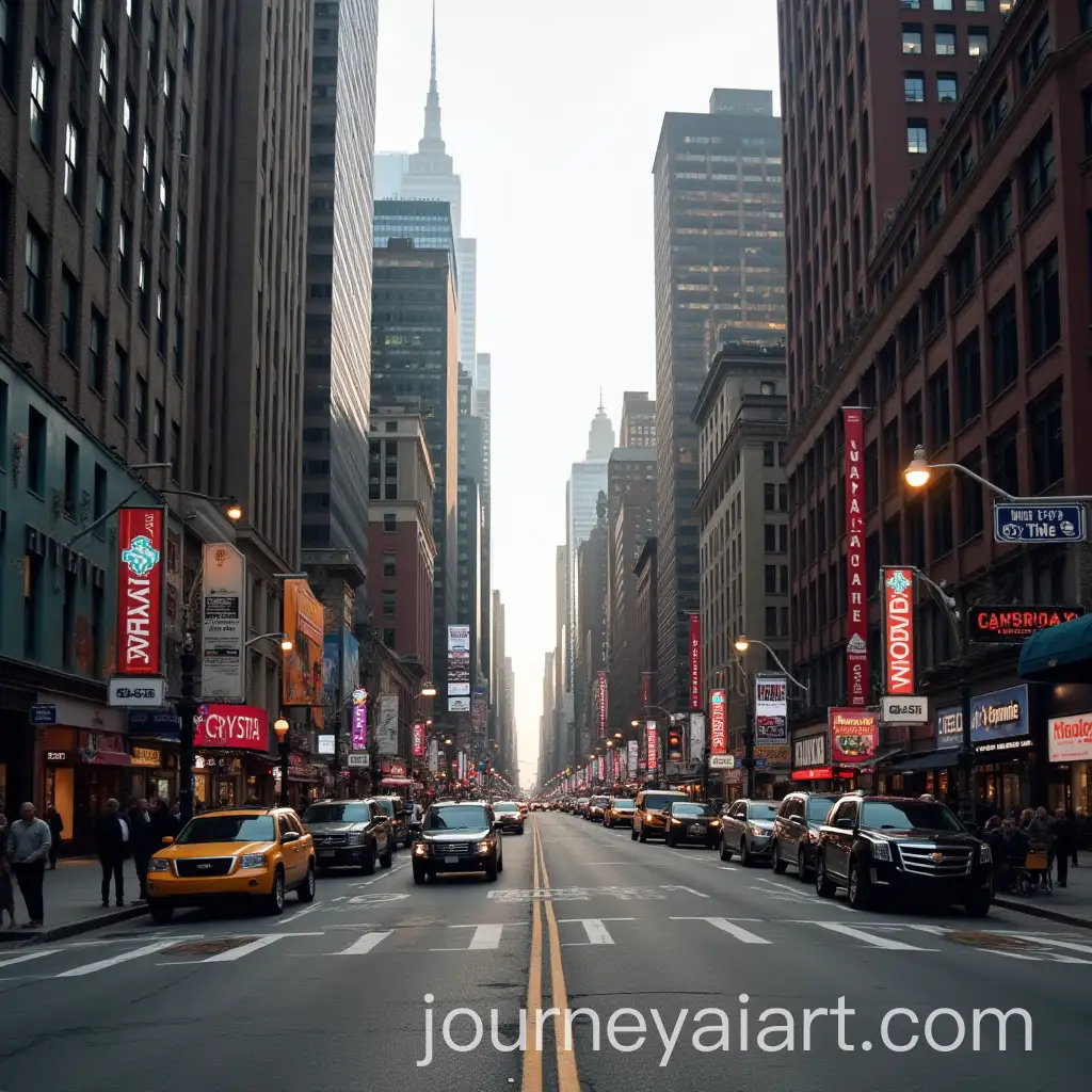 Aerial-View-of-New-York-City-Skyline-at-Dusk