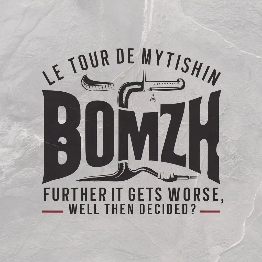 LOGO-Design-For-Le-Tour-de-Mytishin-Bomzh-Symbol-in-Nonprofit-Industry