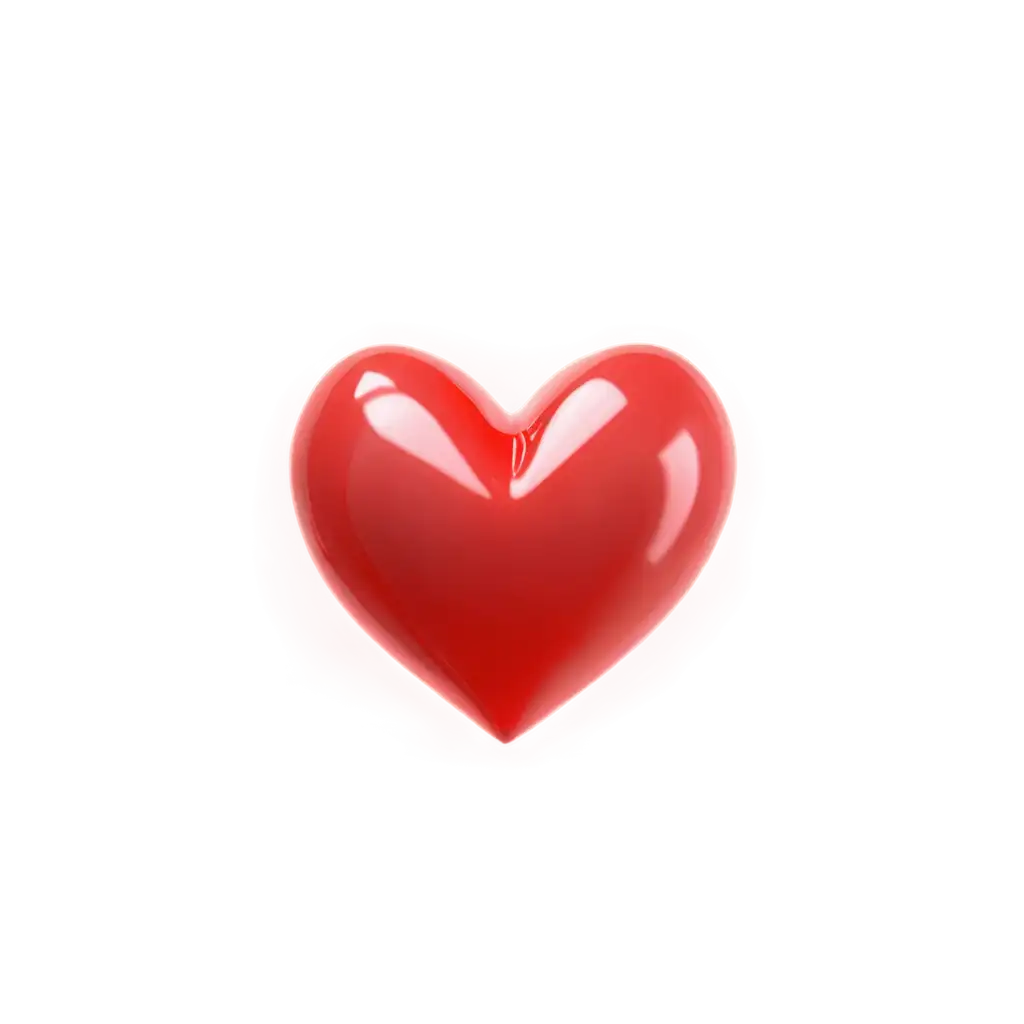 Glossy-Red-3D-Heart-PNG-with-Shiny-Surface-and-Soft-Glow-Transparent-Background