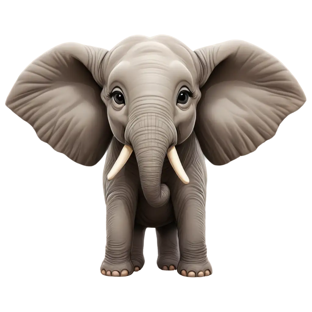 Cartoon pical elephant