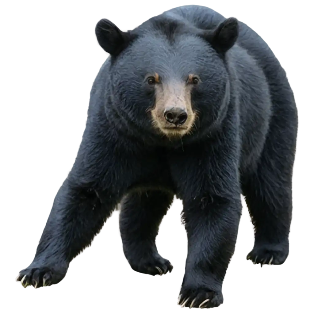 Black-Bear-PNG-Majestic-Wildlife-Illustration-for-Digital-Projects