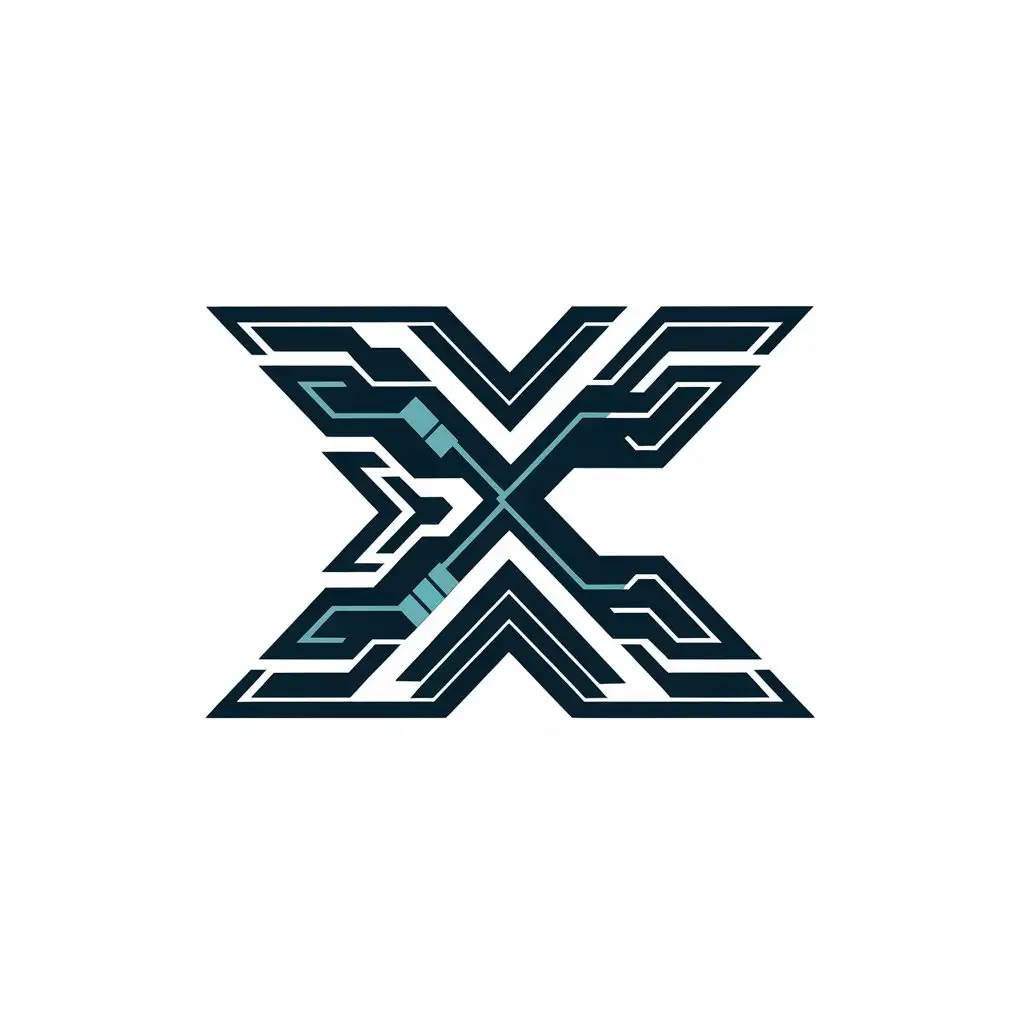 a vector logo design,with the text "X&L", main symbol:X&L,complex,clear background