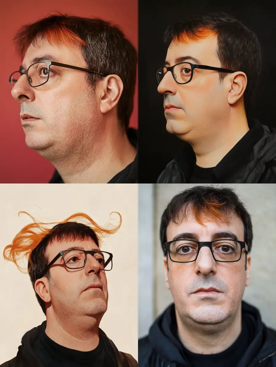 Man-with-Orange-Hair-Styled-with-a-Comb-in-a-Modern-Setting