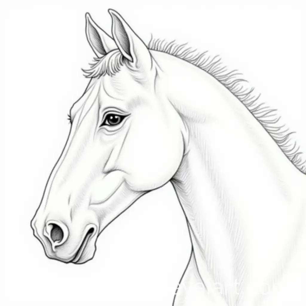 Intricate-Horse-Design-for-Coloring-Fun