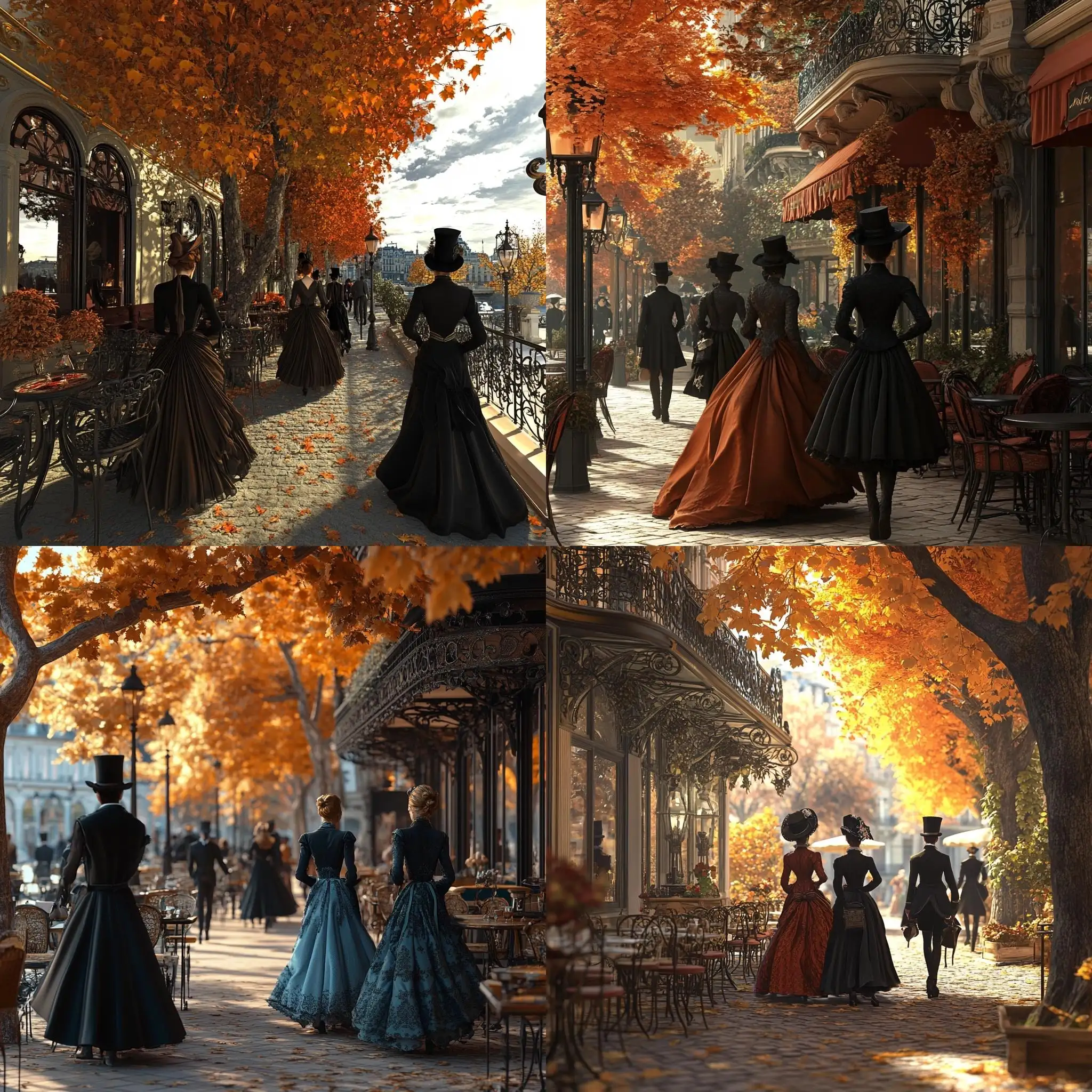 Belle-poque-Paris-Street-Scene-with-Elegant-Men-and-Women-at-a-Caf-Terrace