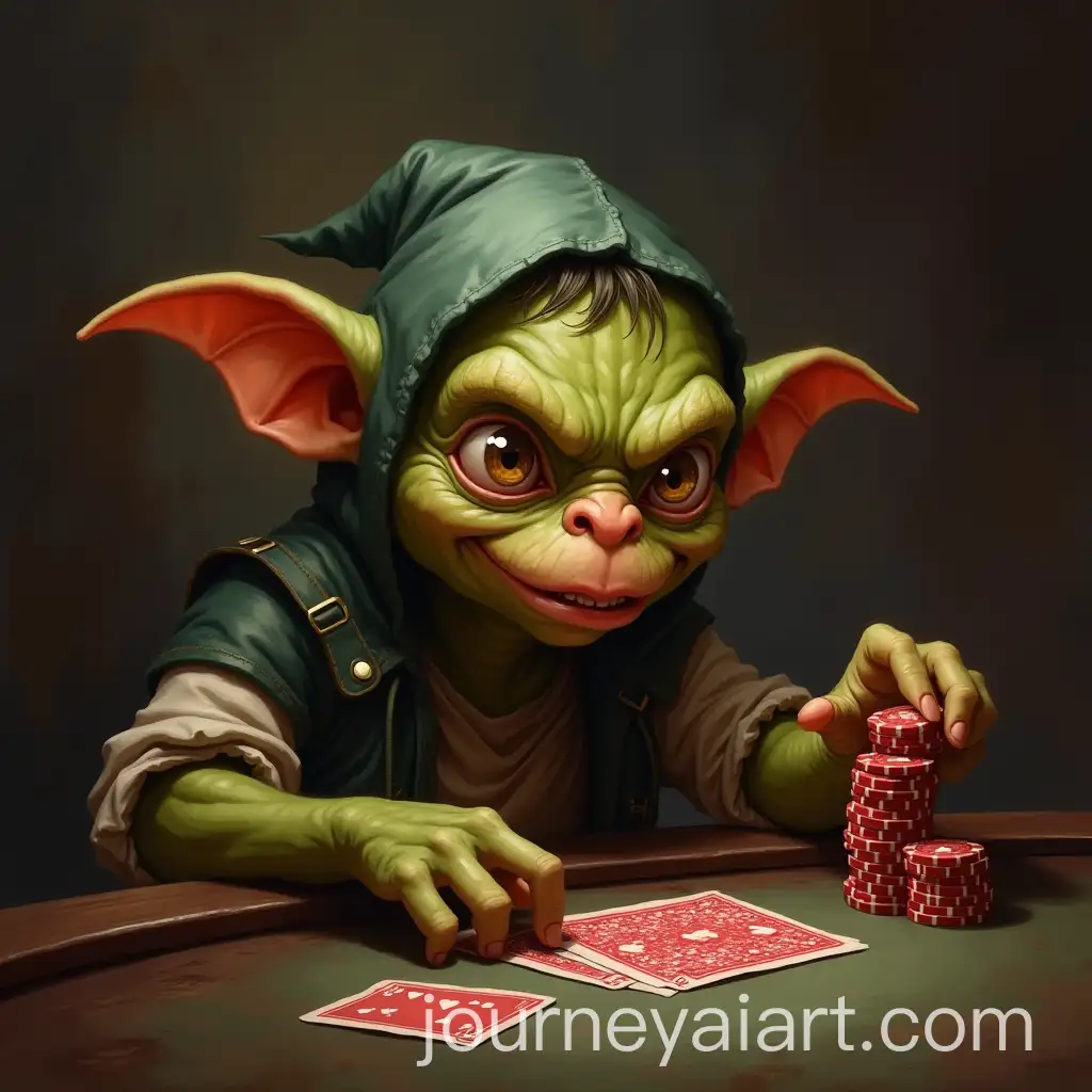 Playful-Goblin-in-a-Poker-Game