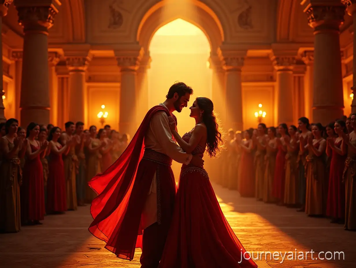 Passionate-Tango-Dance-in-MajPersian-palace-tango-sceneestic-Persian-Palace