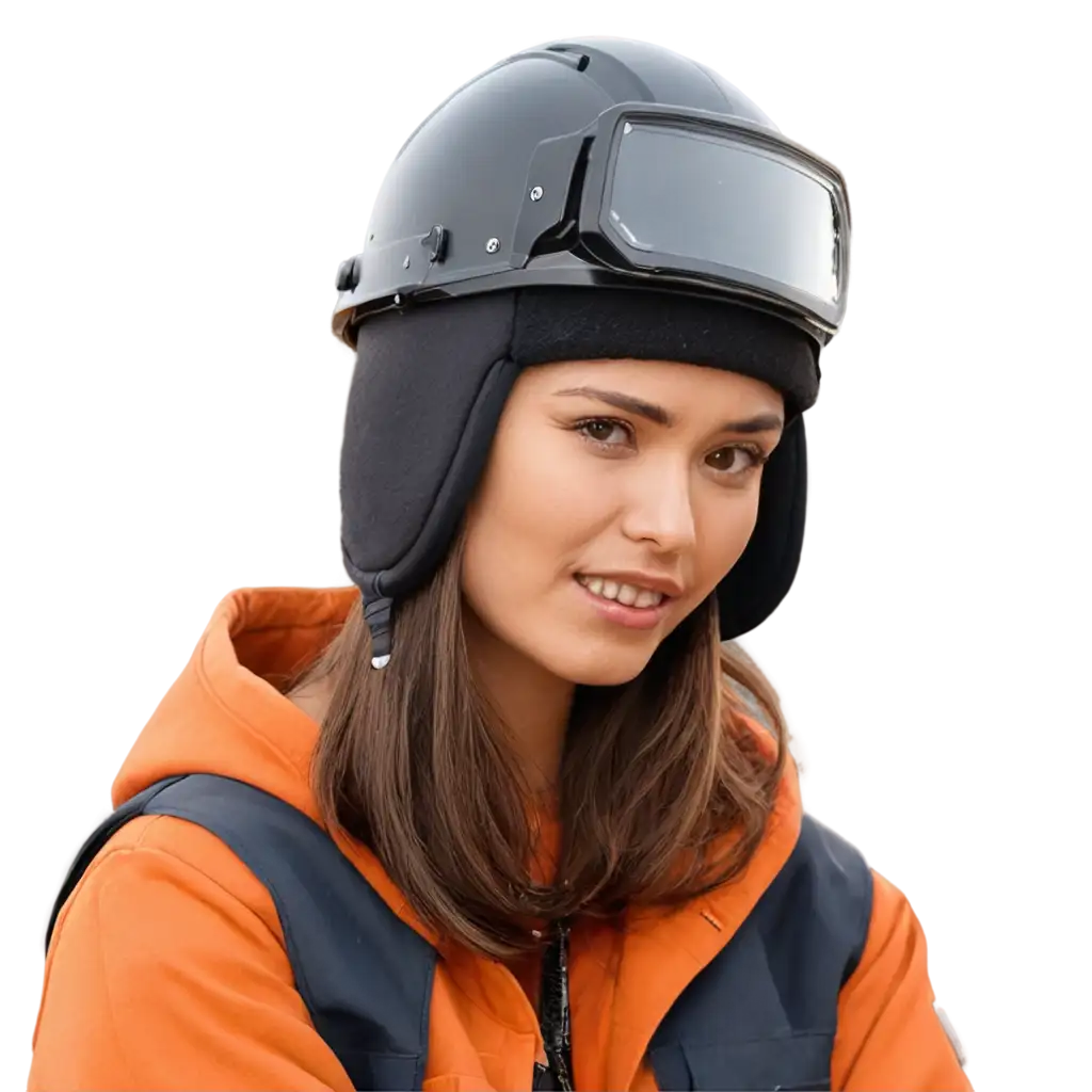 Imagine a hat for construction workers in winter. It is warm, aesthetic and shock resistant