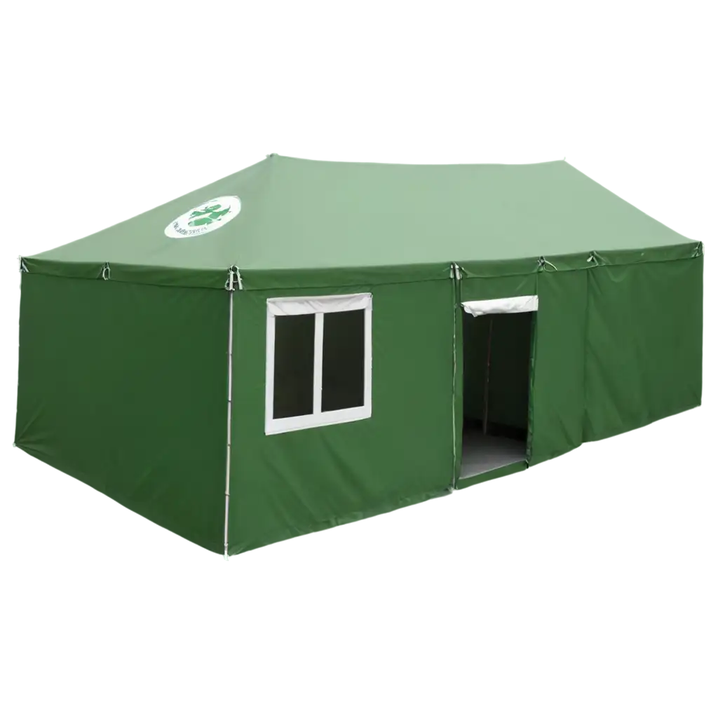 Medical-Camp-PNG-Image-with-Tent-and-Icon-Side-View-Perspective-for-Clear-and-Professional-Use