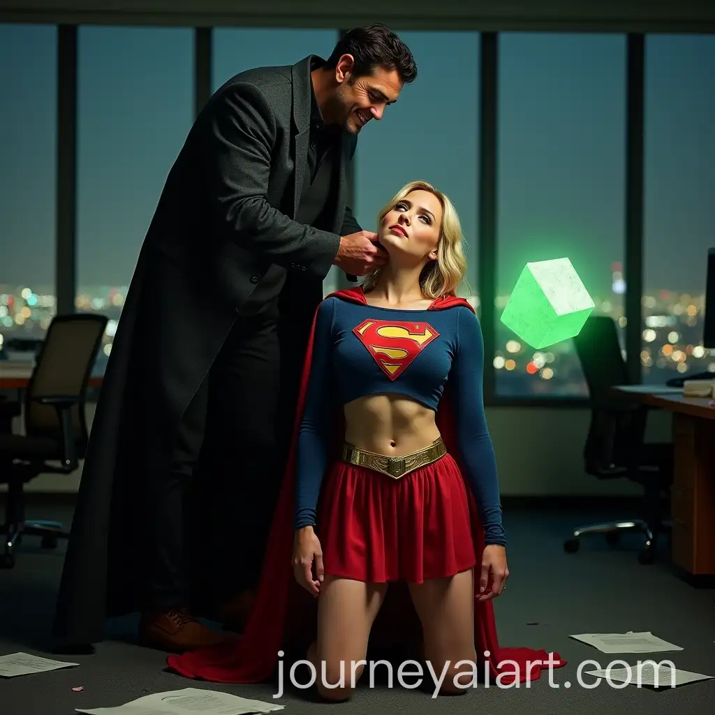 Supergirl-Weak-and-Helpless-in-the-Face-of-Kryptonite-and-Villain