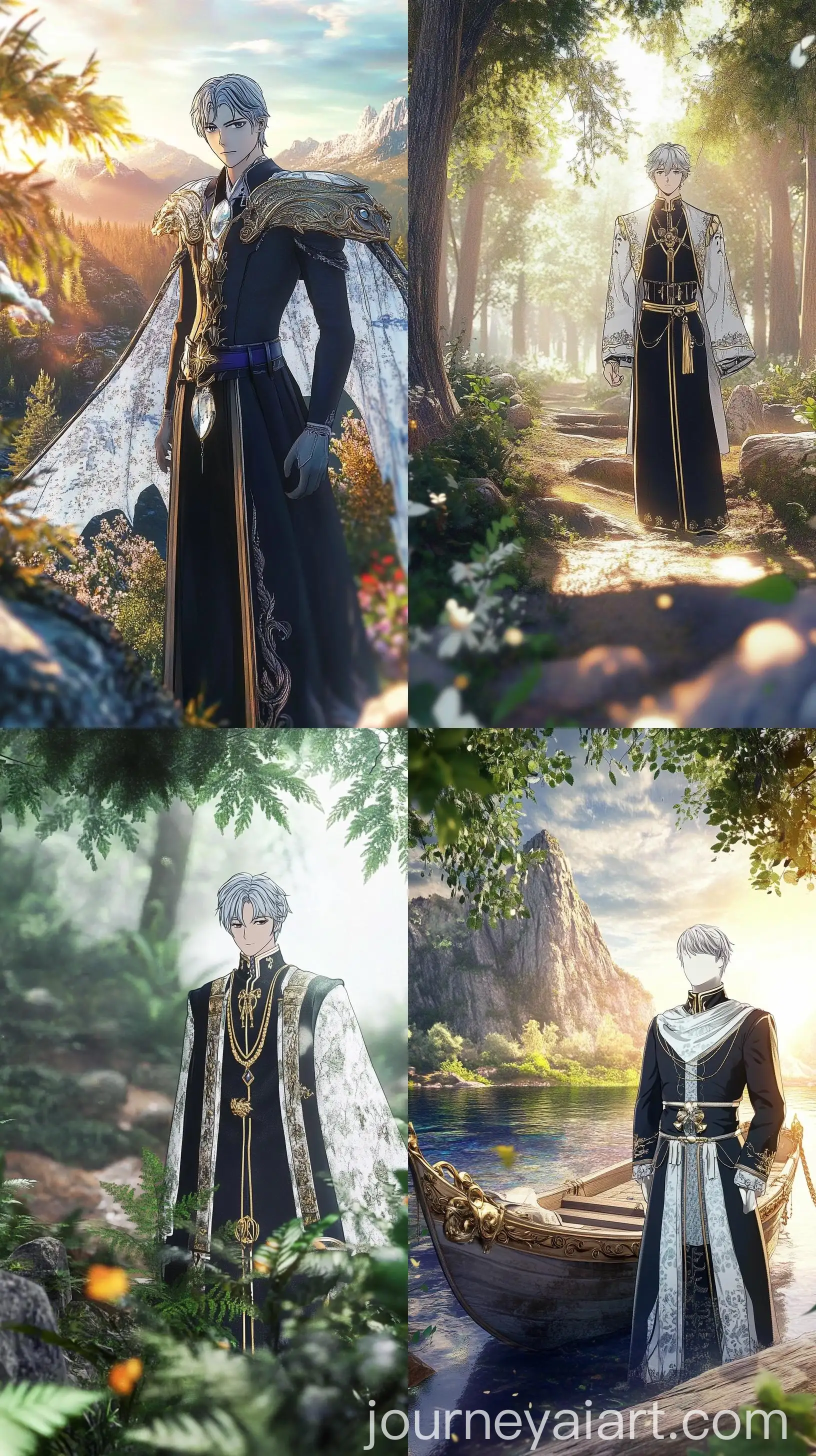 Elegant-Woman-in-Black-Dress-Holding-Red-Umbrella-in-Rainy-City-Scene