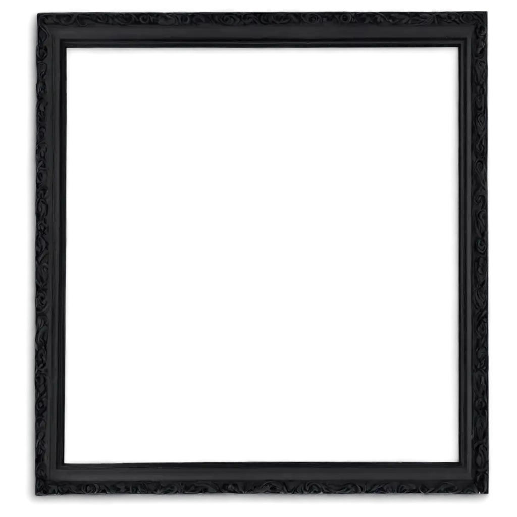 HighQuality-PNG-Image-of-Black-A4-Frame-Perfect-for-Digital-and-Print-Applications