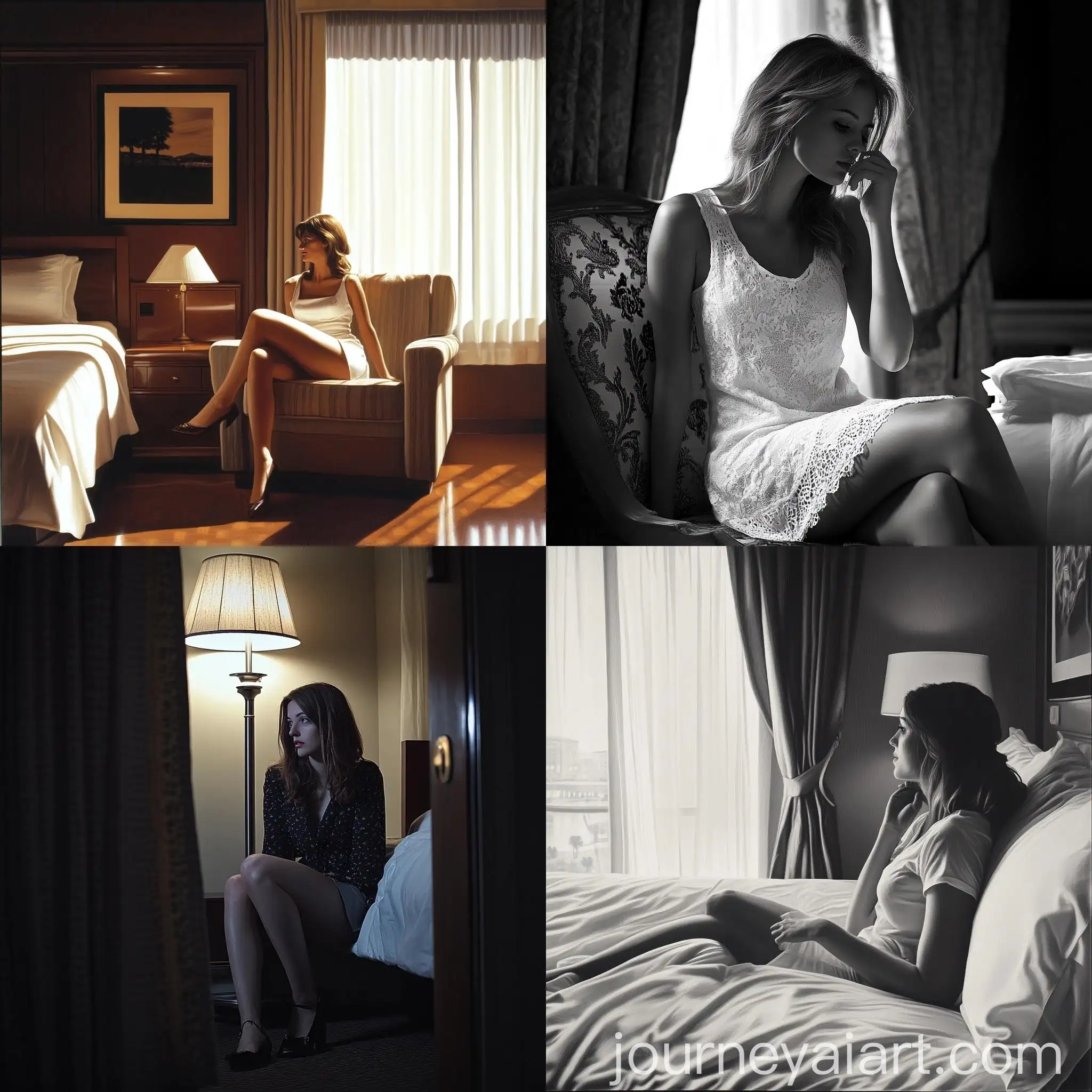 Model-in-Hotel-Room