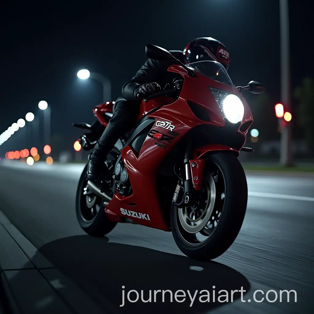 Photorealistic-Nighttime-View-of-Suzuki-GSXR-1000-K5K6-from-Drivers-Perspective