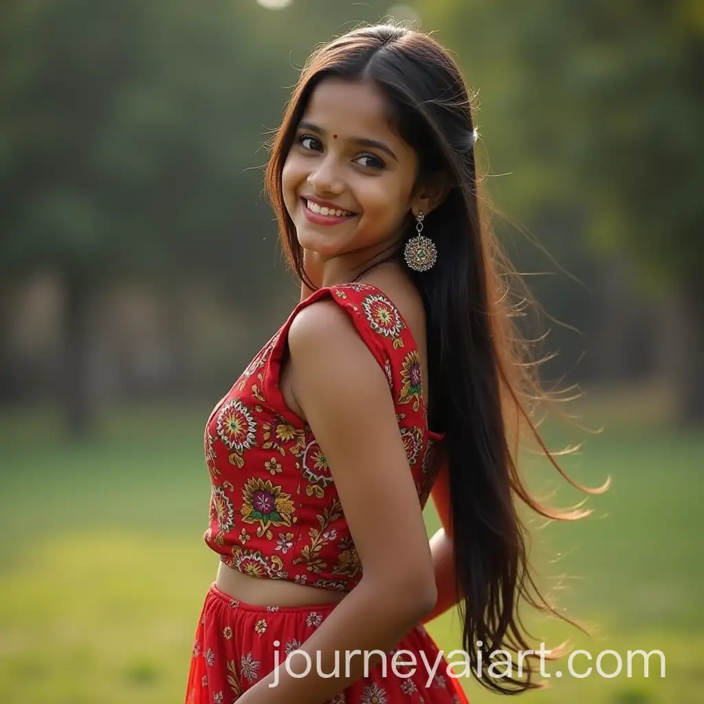 Girl-Playing-High-Jump-Game-on-School-Ground-in-India
