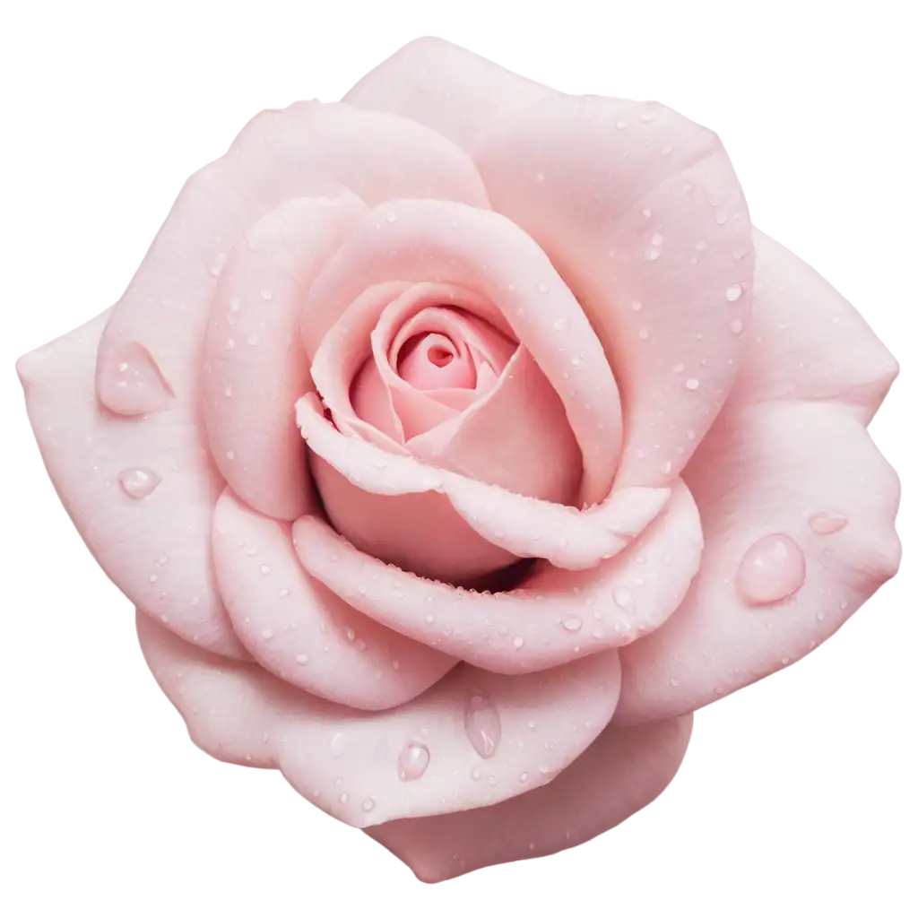 Light-Pink-Rose-PNG-Image-with-Water-Droplets-on-Petals-HighQuality-and-Beautiful