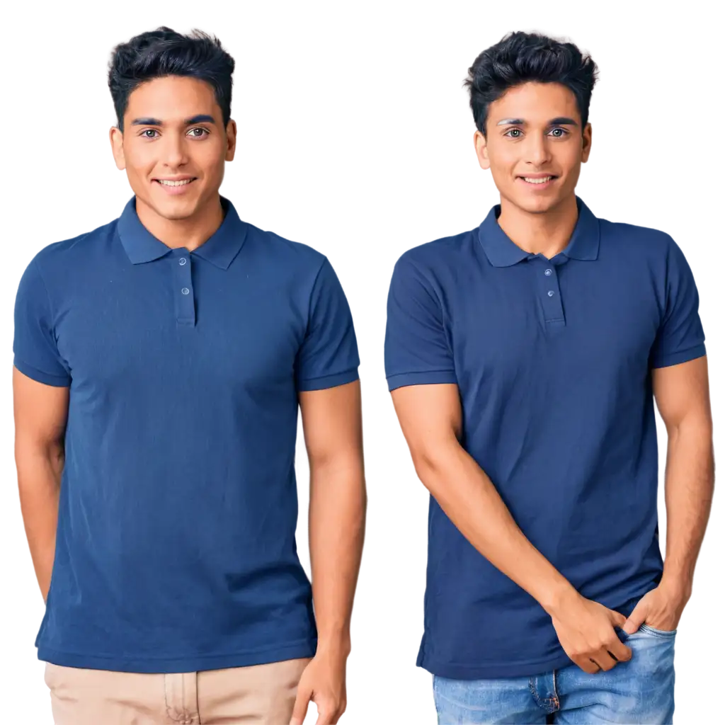 Stylish-Blue-Polo-TShirt-PNG-for-Versatile-Fashion-and-Design-Use