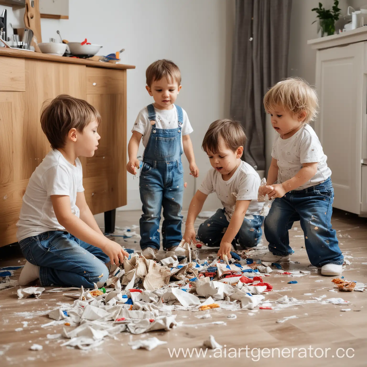 Three-Little-Boys-Creating-Chaos-at-Home