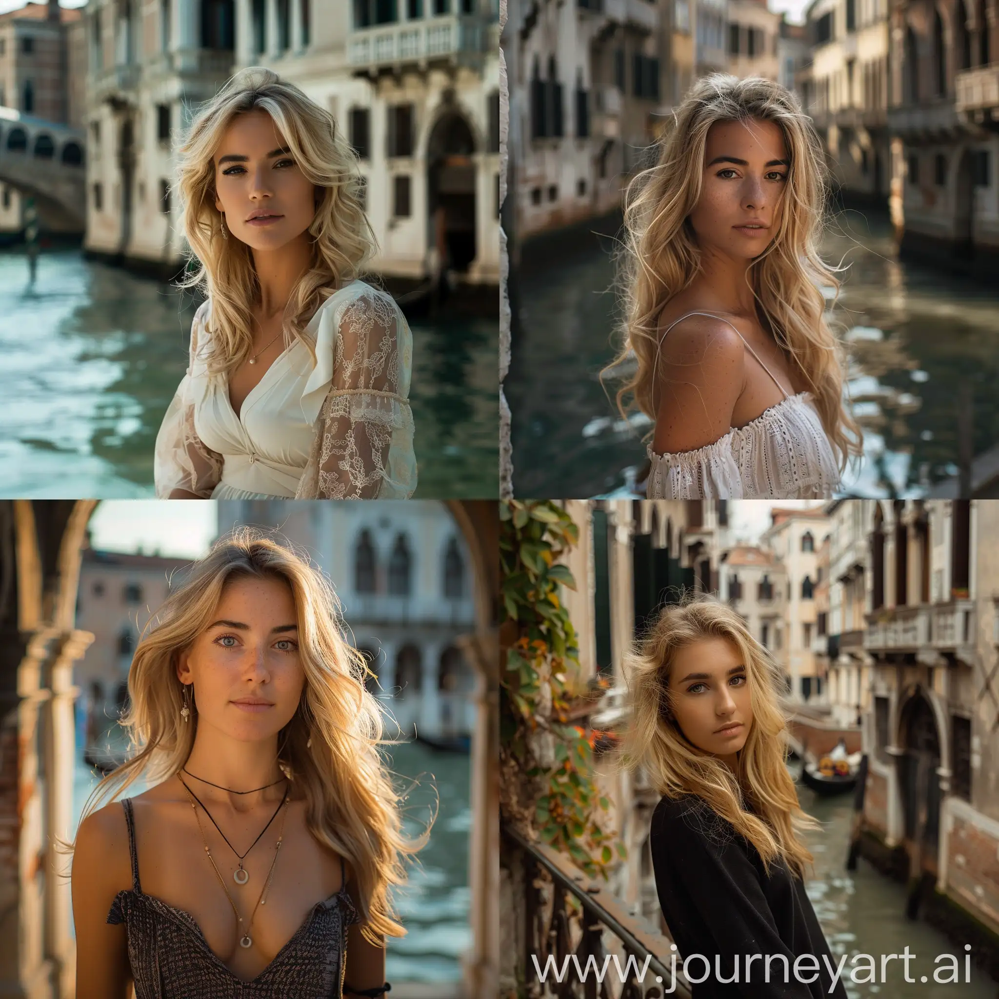 Blonde-Woman-with-Venetian-Buildings-in-Background