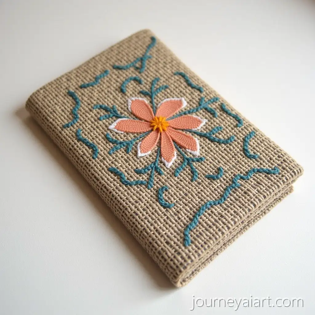 Embroidered-A5-Notebook-Cover-with-Delicate-Textile-Art