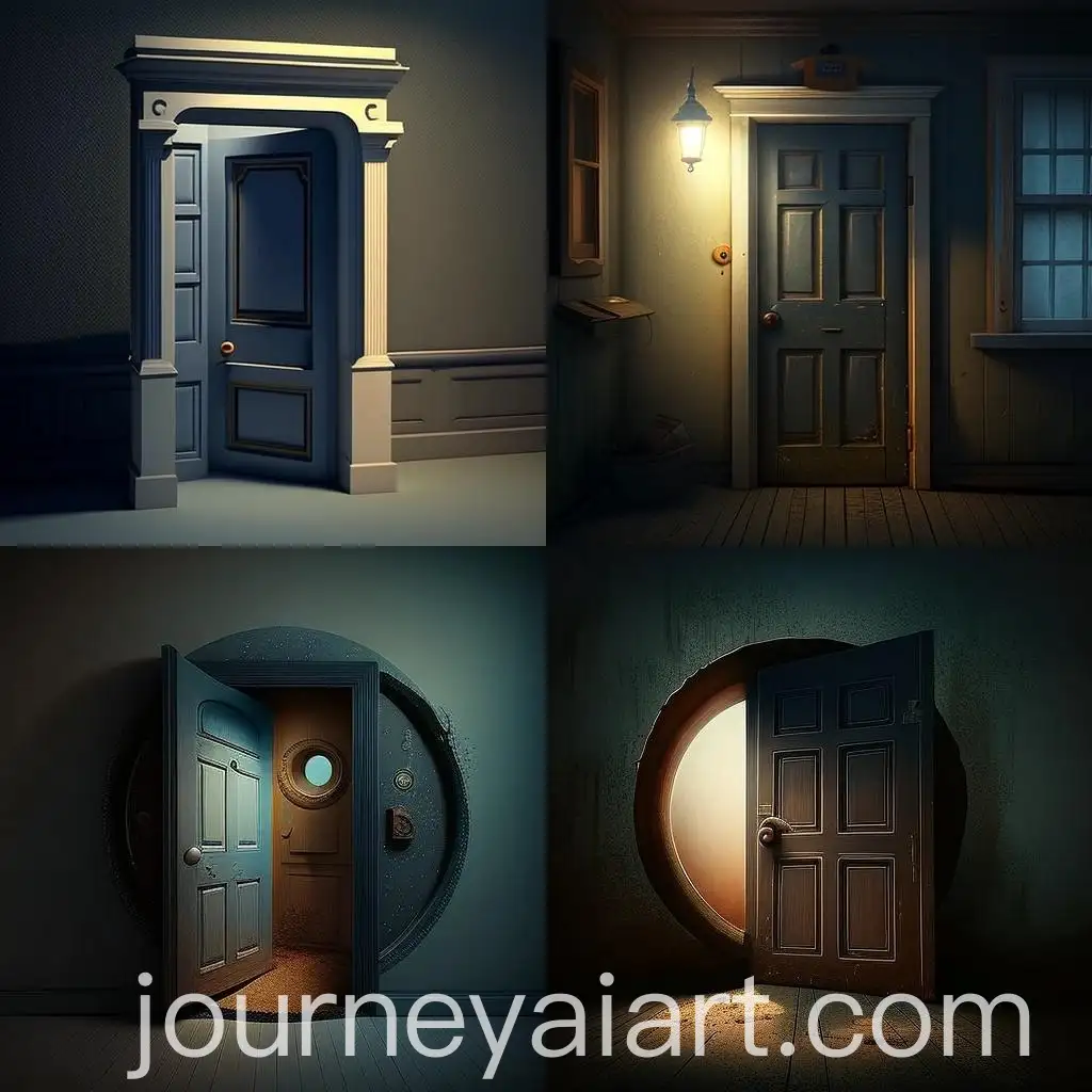 Interior-of-Locked-Room-with-Keyhole