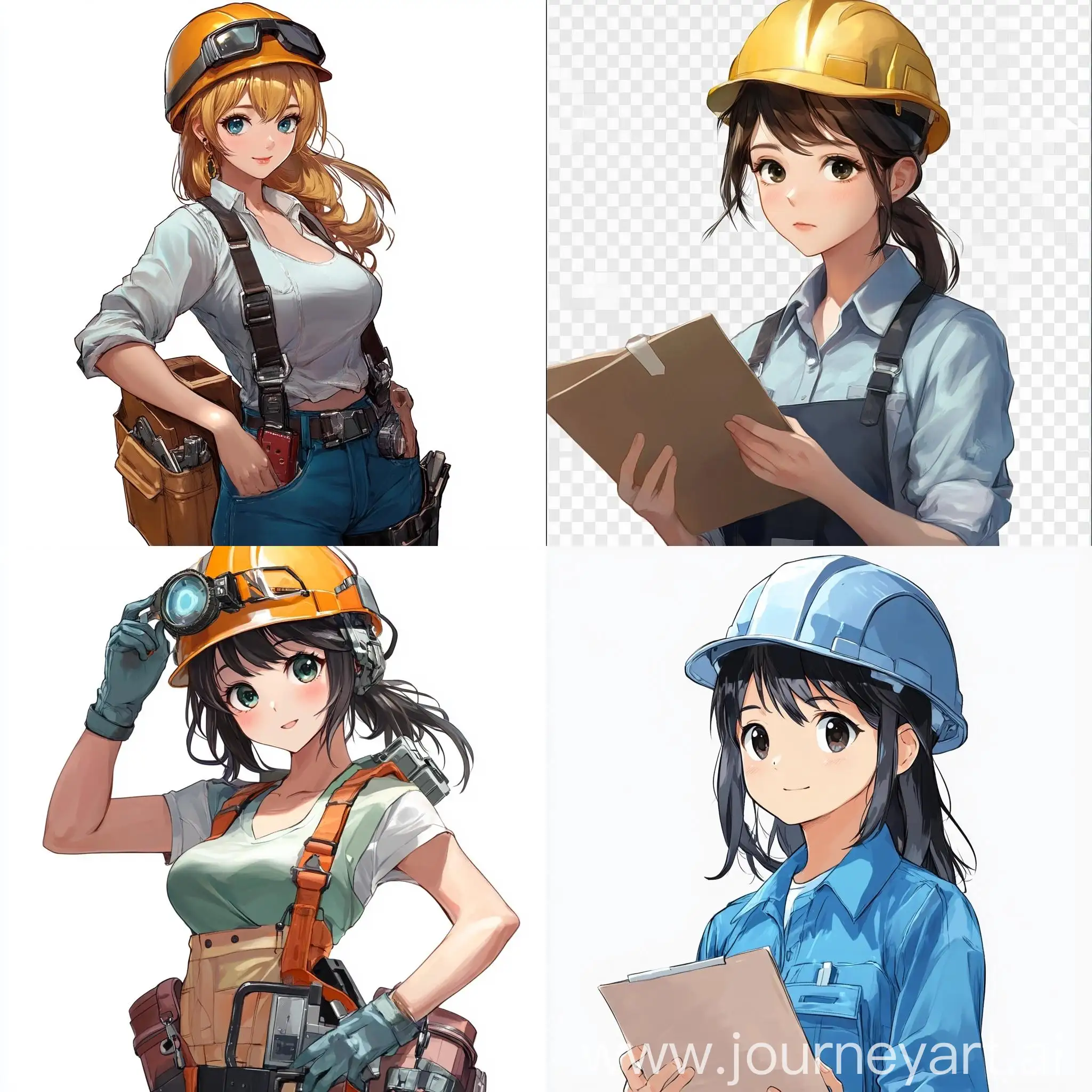 Anime-Woman-Engineer-with-Technical-Gear-and-Tools