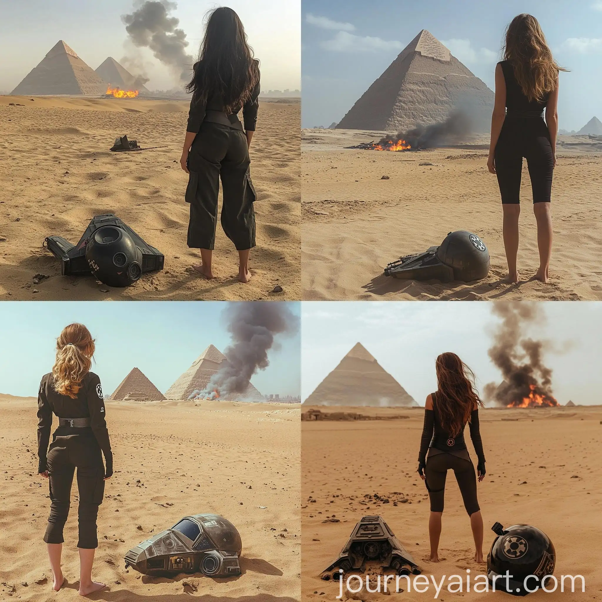 Star-Wars-TieFighter-Imperial-Pilot-in-Desert-with-Egyptian-Pyramids