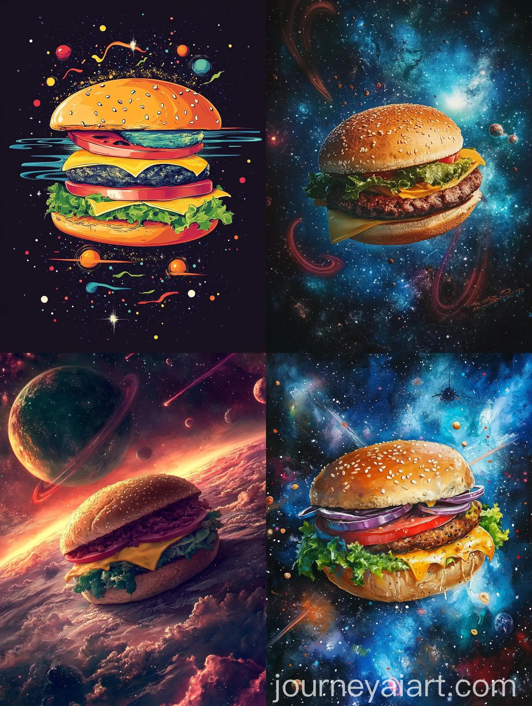 Flying-Burger-in-Space