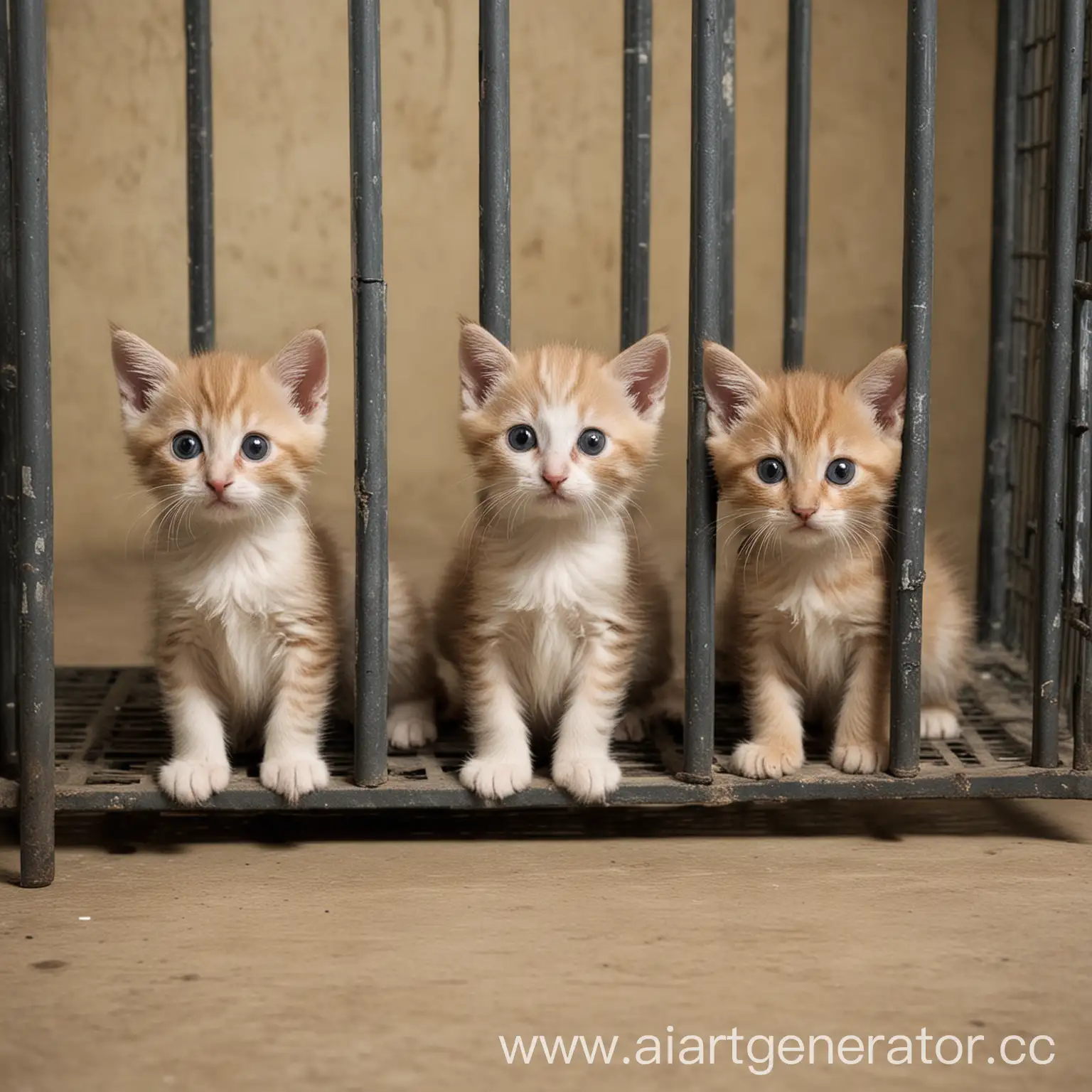 Adorable-Kittens-Behind-Bars