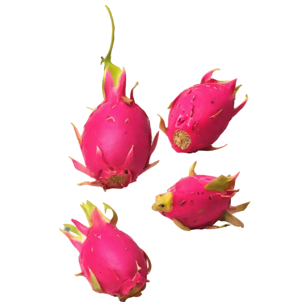 Vibrant-Dragon-Fruits-PNG-Enhance-Your-Designs-with-HighQuality-Clarity