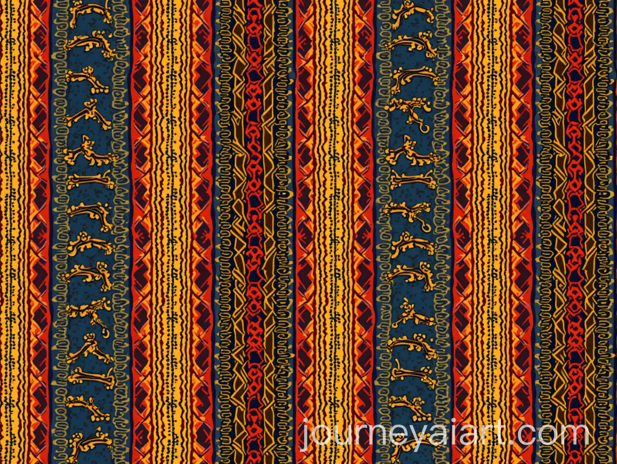 Vibrant-African-Print-with-Vertical-and-Horizontal-Lines
