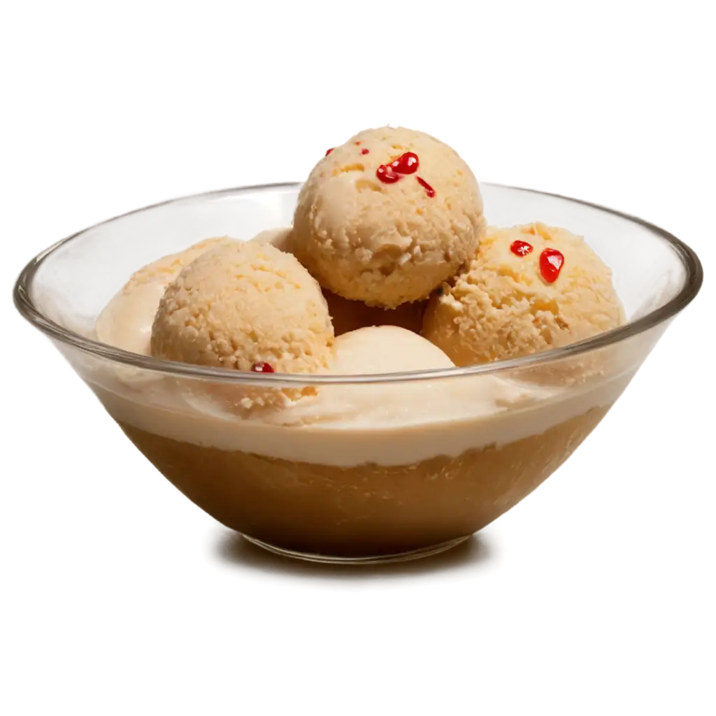 Shahi-Gulab-Jamun-Sundae-Ice-Cream-in-a-Rounded-Glass-Transparent-Bowl-PNG-Image-for-HighQuality-Clarity