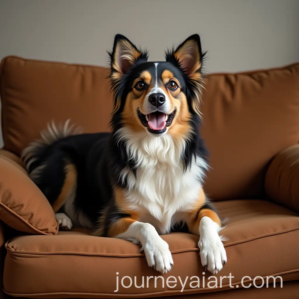 Adorable-Dog-Relaxing-on-a-Cozy-Sofa