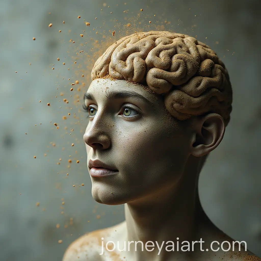 Dusty-Human-Brain-with-Office-Background