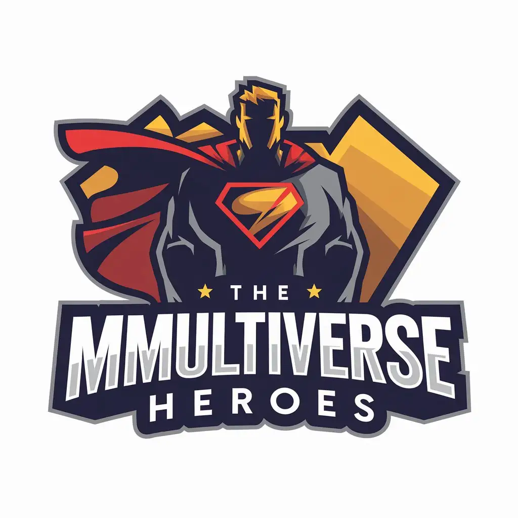 LOGO Design for TheMultiverseHeroes Superhero Theme with Modern Elements for Entertainment Industry