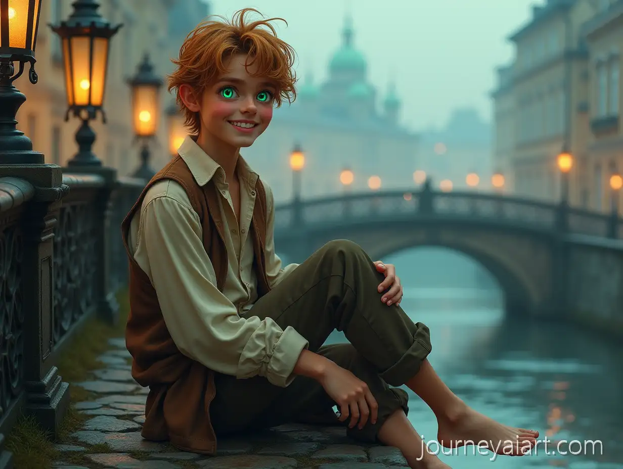 MagMagical-Young-Man-Bridgeical-Young-Man-with-Heterochromatic-Eyes-on-a-Mystical-Bridge-in-19thCentury-Saint-Petersburg